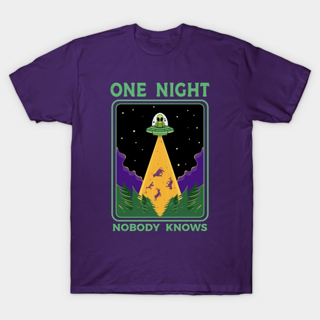 one night T-Shirt by lasthopeparty